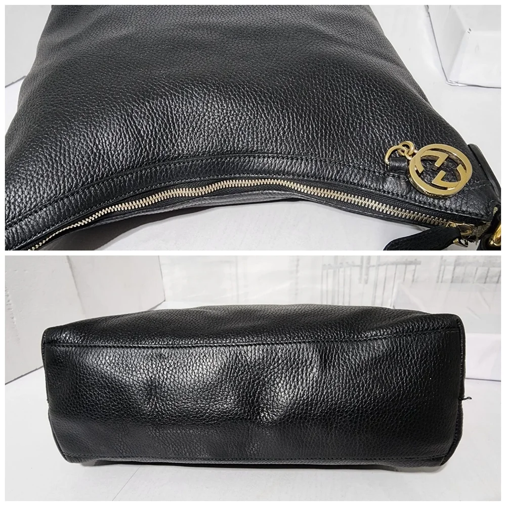 Gucci Interlocking G Hobo Bag Black
